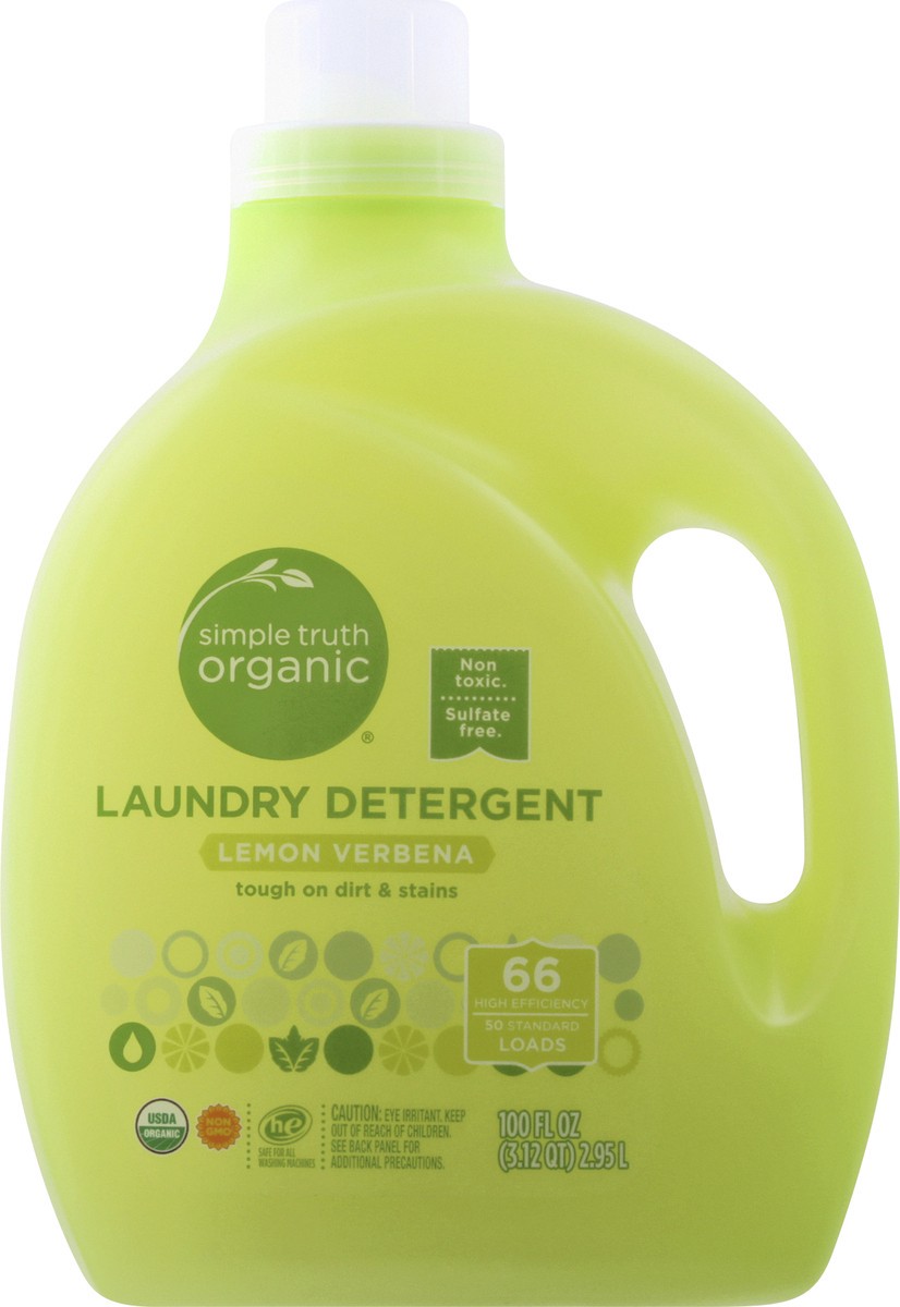 slide 3 of 12, Simple Truth Organic 66 Loads HE Lemon Verbena Laundry Detergent 100 oz, 100 oz