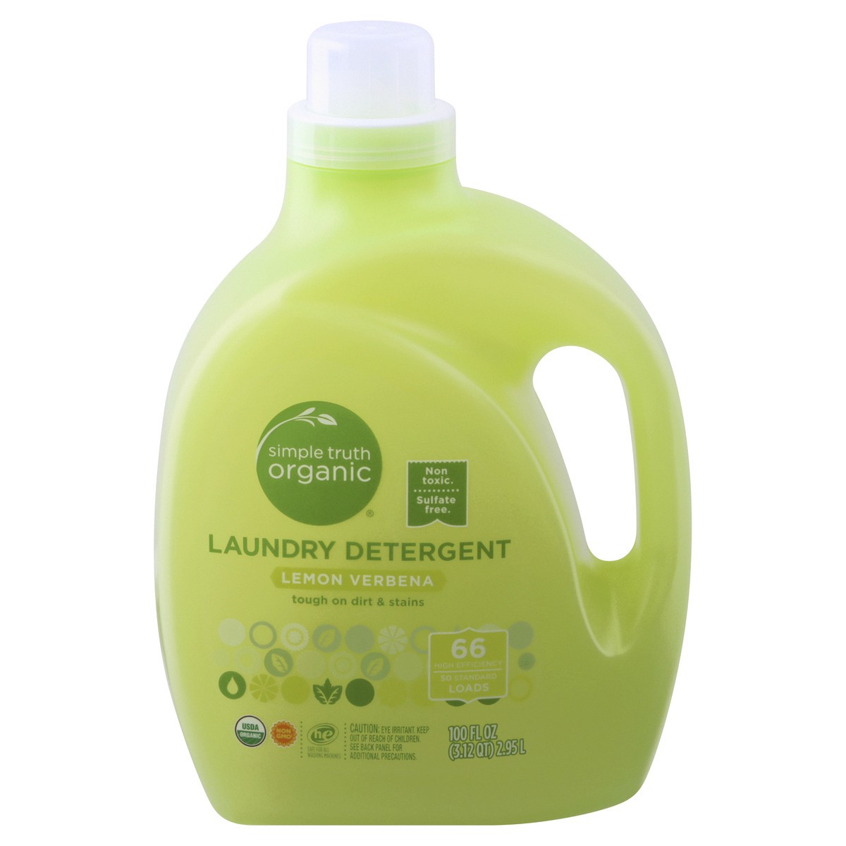 slide 1 of 12, Simple Truth Organic 66 Loads HE Lemon Verbena Laundry Detergent 100 oz, 100 oz