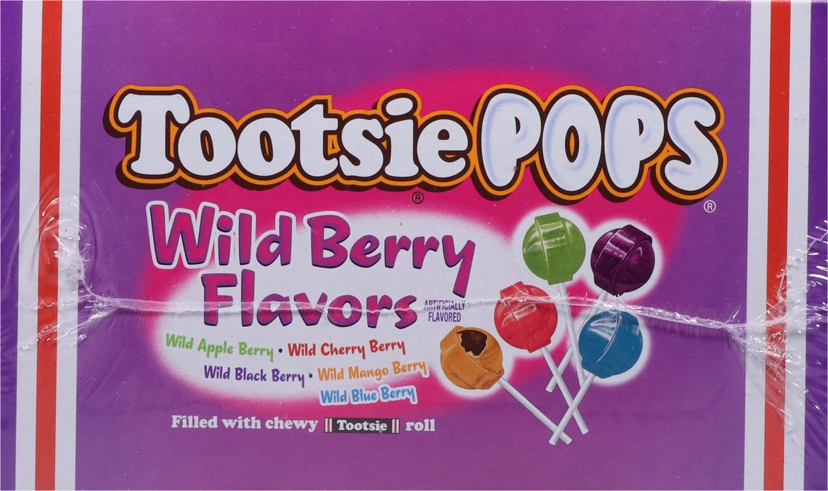 slide 4 of 13, Tootsie Pops Wild Berry Flavors Lollipop 100 - 0.6 oz Pops, 100 ct