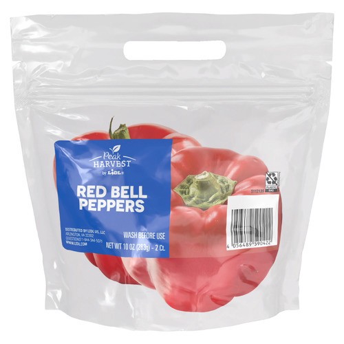 slide 1 of 1, red bell peppers, 2 ct