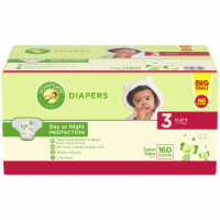 slide 1 of 1, Comforts Day Or Night Protection Diapers Size-3 , 160 ct