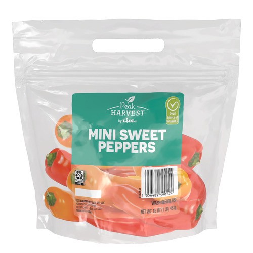 slide 1 of 1, mini sweet bell peppers, 1 lb