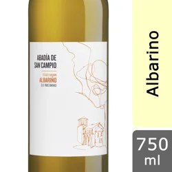 Terras Gauda Abadia de San Campio Albariño Galicia White Wine, 750 ml Glass Bottle