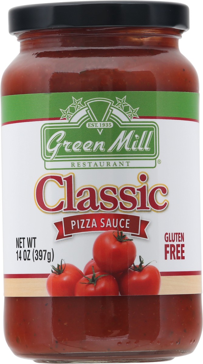 slide 3 of 12, Green Mill Classic Pizza Sauce, 14 oz