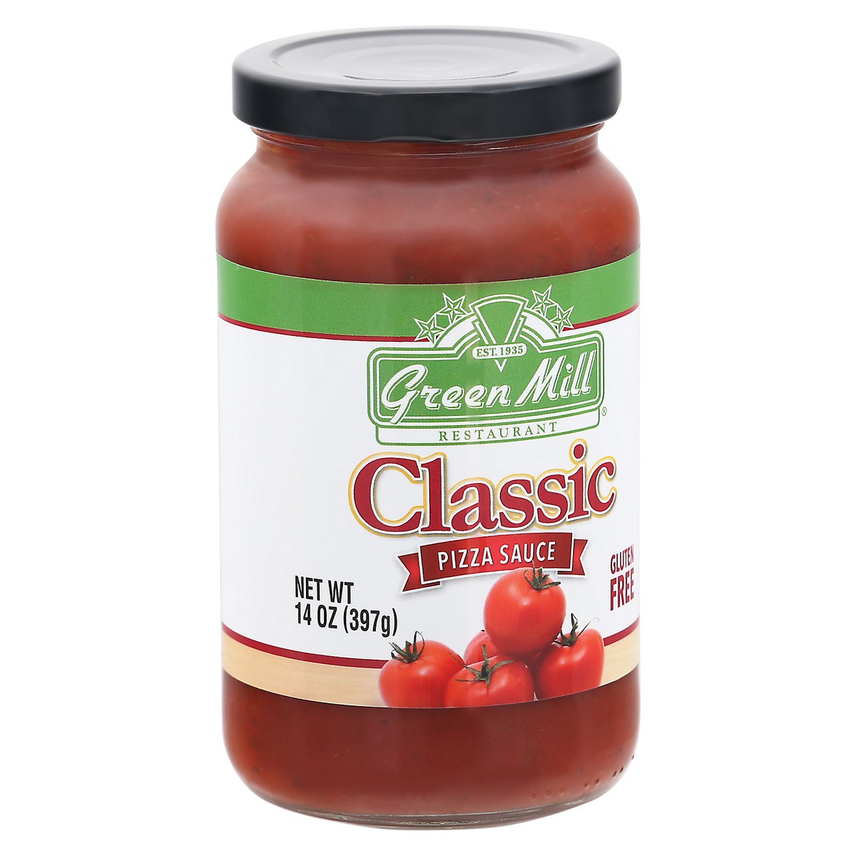 slide 7 of 12, Green Mill Classic Pizza Sauce, 14 oz