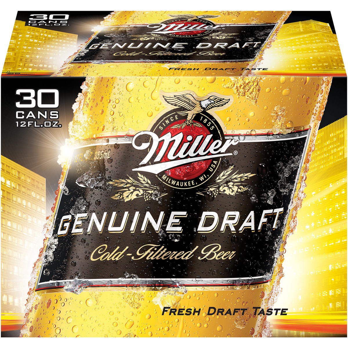 slide 1 of 4, MILLER GENUINE DRAFT Premium Beer, 16 oz