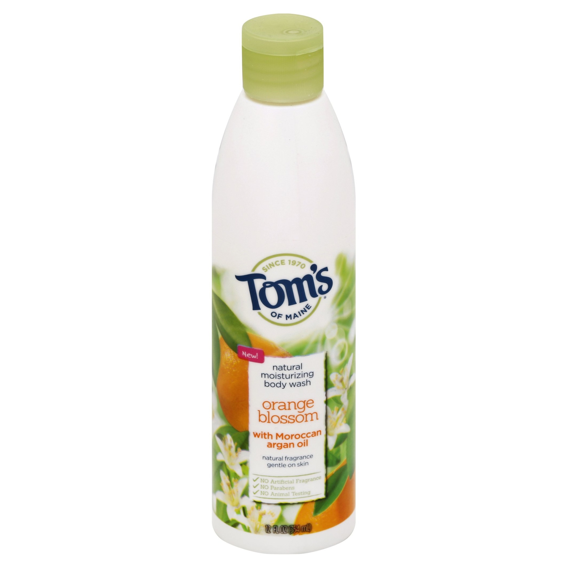 slide 1 of 1, Tom's of Maine Orange Blossom Natural Body Wash, 12 oz