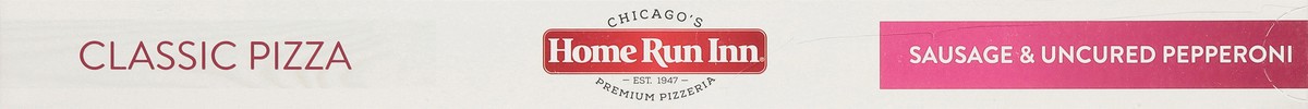 slide 9 of 9, Home Run Inn Family Size Classic Frozen Sausage and Uncured Pepperoni Pizza, 31 oz, 31 oz