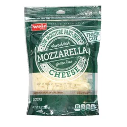 Weis Quality 8oz Thick Cut Shredded Mozzarella Cheese