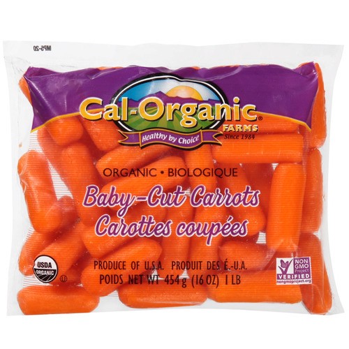 slide 1 of 1, organic baby carrots, 16 oz