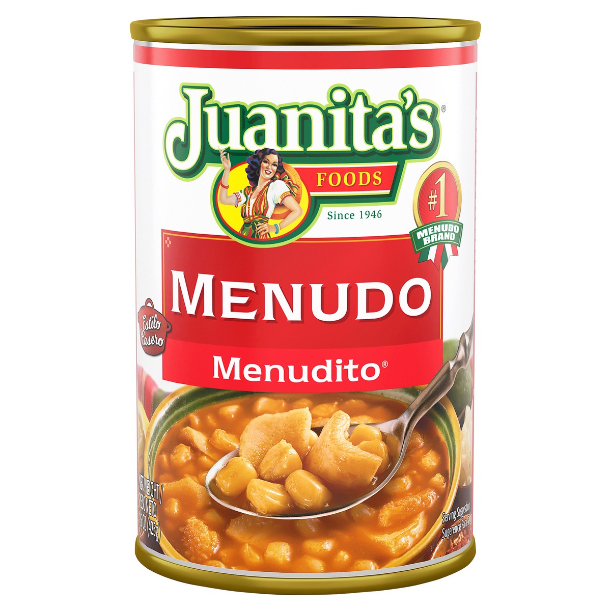 slide 1 of 6, Juanita's Original Menudo, Canned Menudo, 15 oz, 15 oz