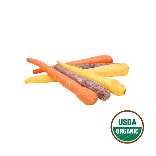 slide 1 of 1, organic rainbow carrots, 2 lb