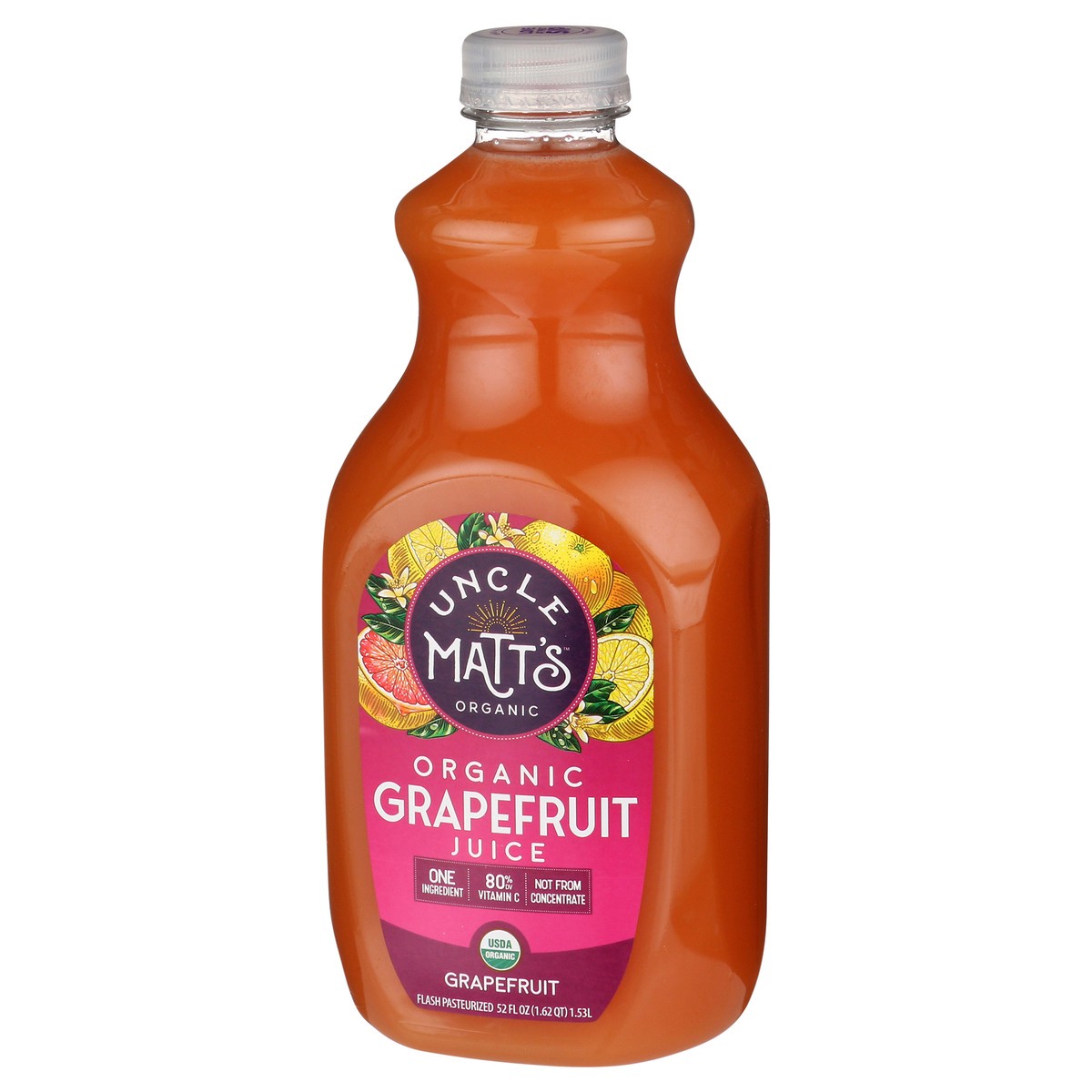 slide 10 of 11, Uncle Matt's Grapefruit Juice Org, 52 oz