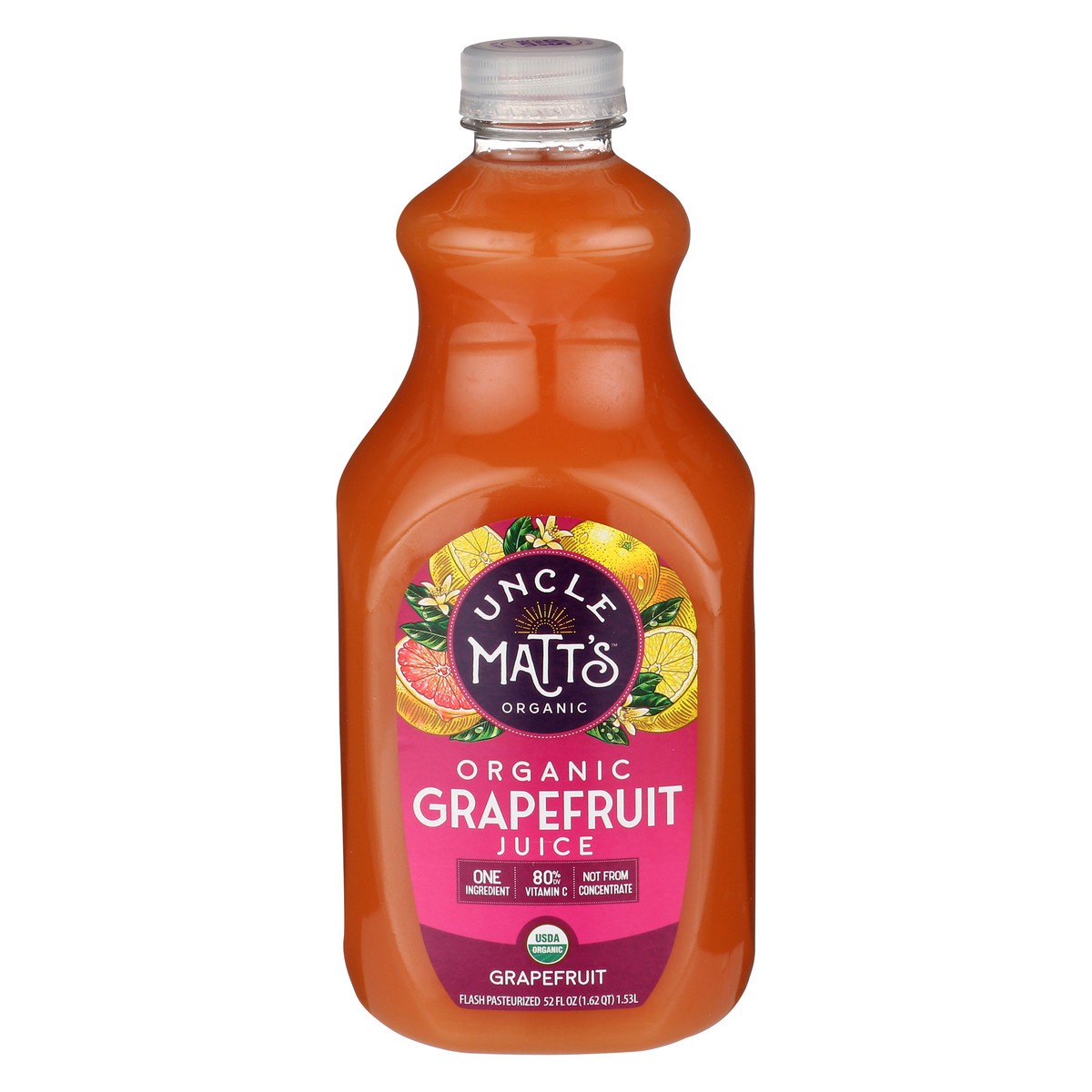 slide 1 of 11, Uncle Matt's Grapefruit Juice Org, 52 oz