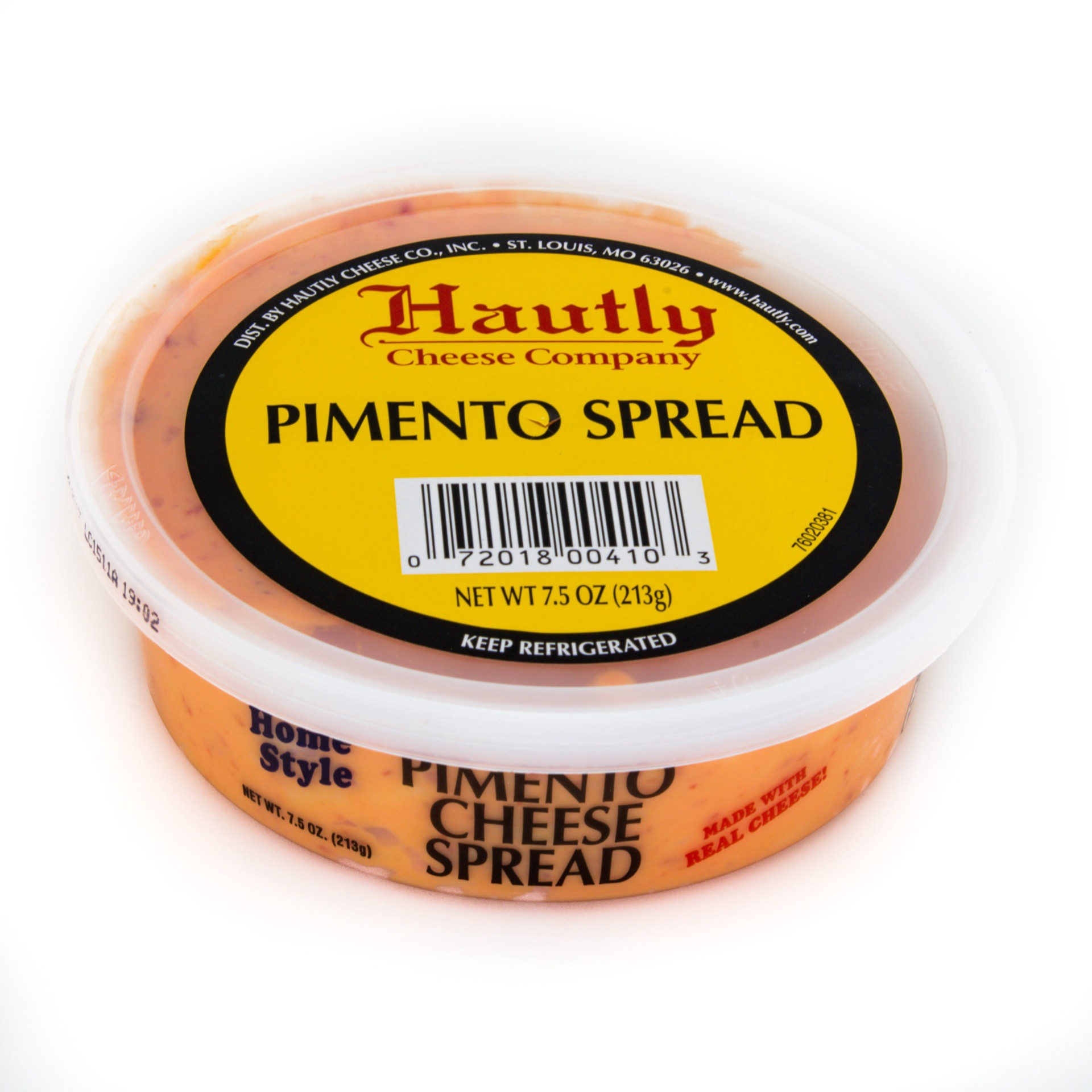 slide 1 of 1, Hautly Pimento Spread, 7.5 oz