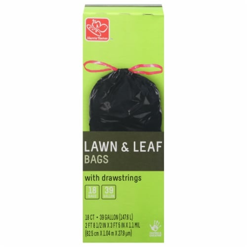 slide 1 of 1, Harris Teeter Lawn & Leaf Bags Draw, 18 ct