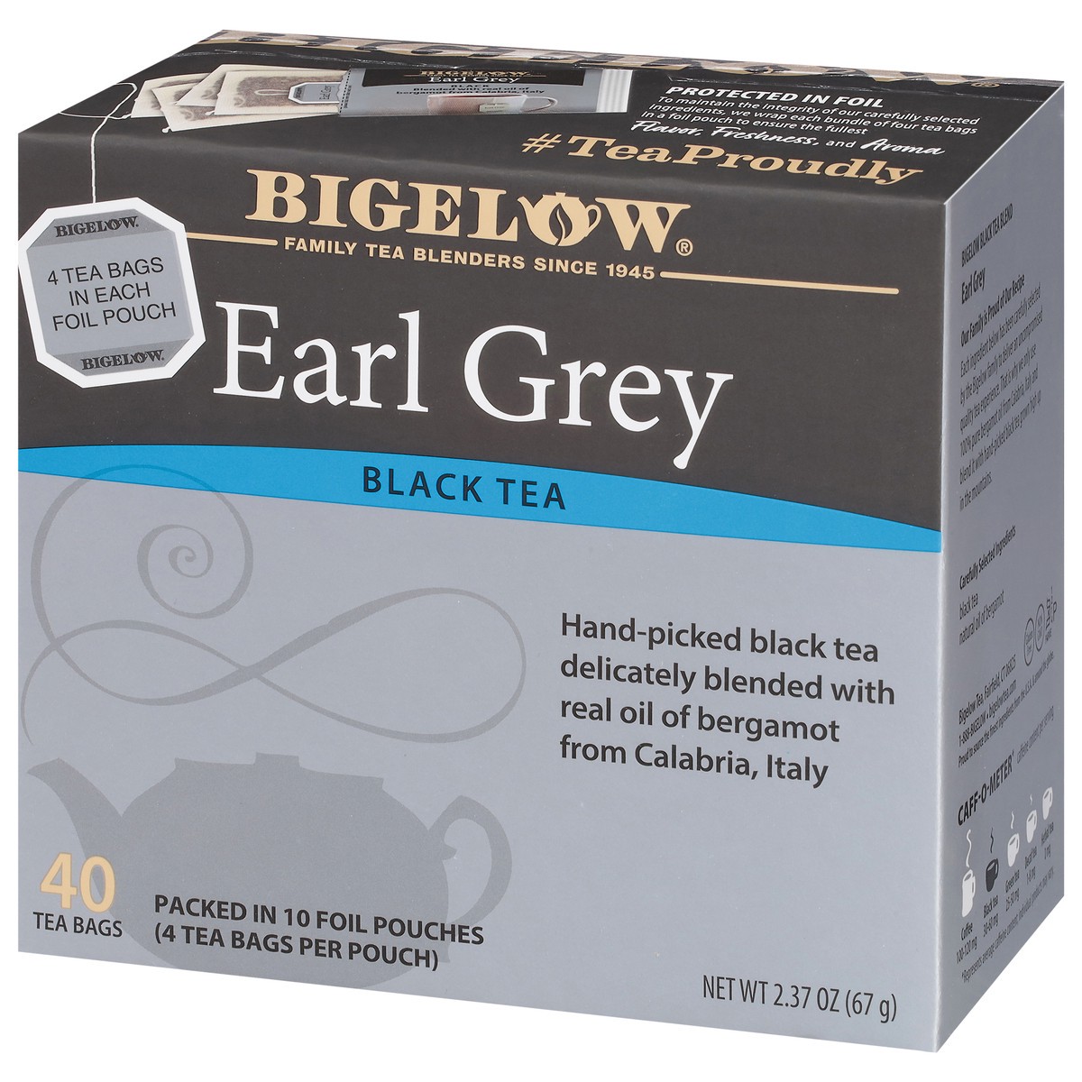 slide 7 of 9, Bigelow Earl Grey Black Tea 40 Tea Bags, 40 ct