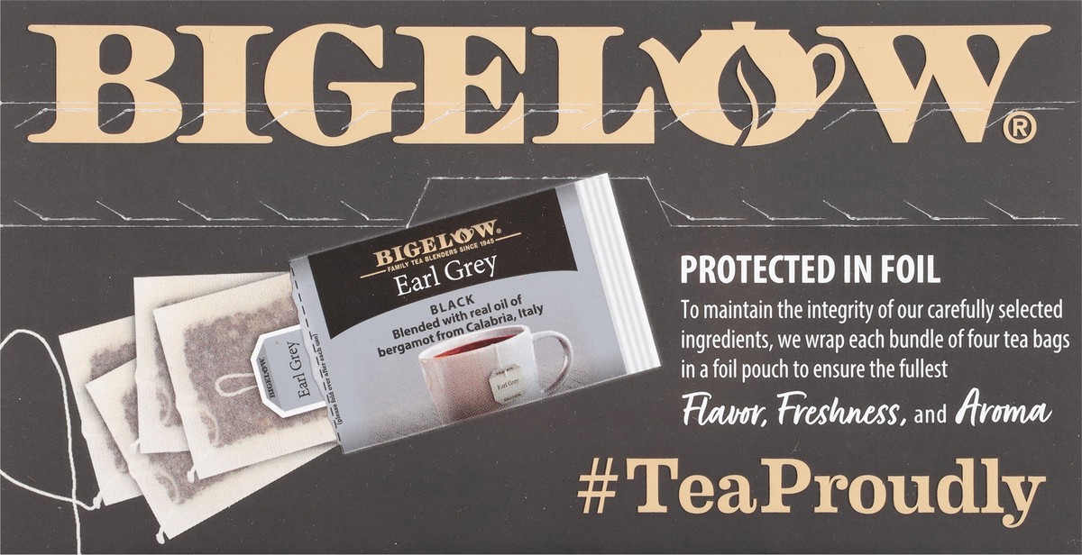 slide 6 of 9, Bigelow Earl Grey Black Tea 40 Tea Bags, 40 ct