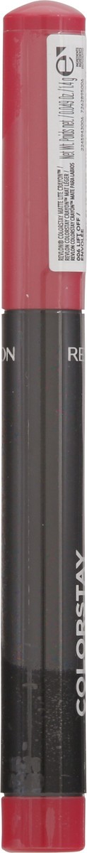slide 9 of 11, Revlon ColorStay Matte Lite Crayon, Lift Off, 0.049 oz