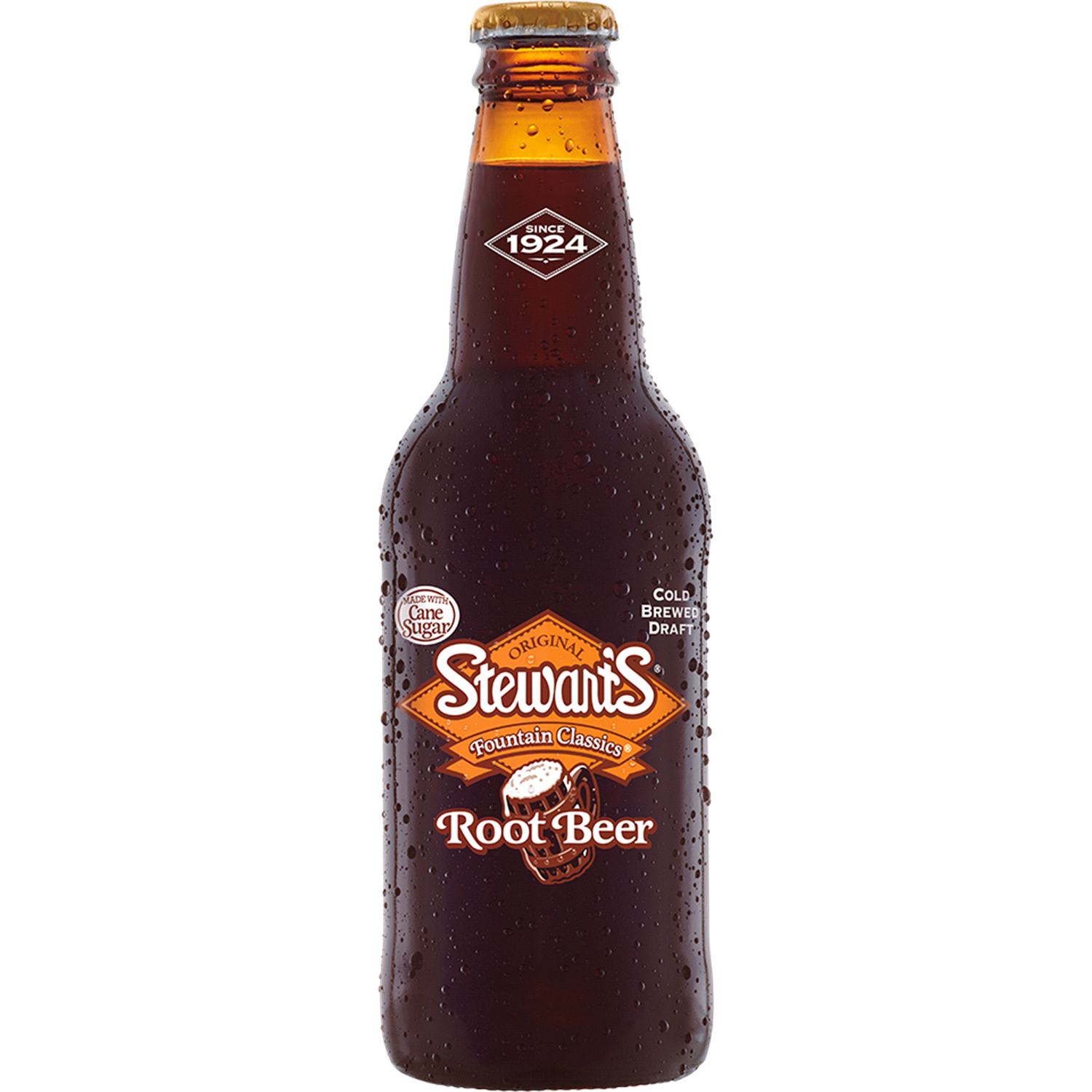 slide 1 of 1, Stewart's Root Beer Bottles - 48 fl oz, 4 ct; 12 fl oz