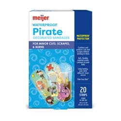 Meijer Bandage Waterproof Pirates, 20ct
