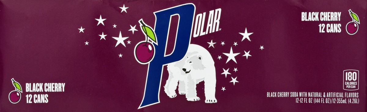 slide 7 of 10, Polar Black Cherry - 12 ct; 12 fl oz, 144 fl oz