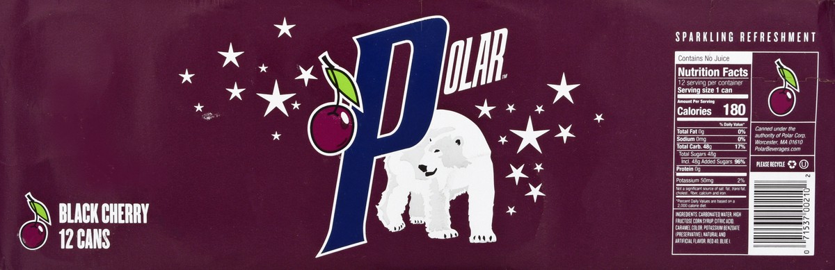 slide 10 of 10, Polar Black Cherry - 12 ct; 12 fl oz, 144 fl oz