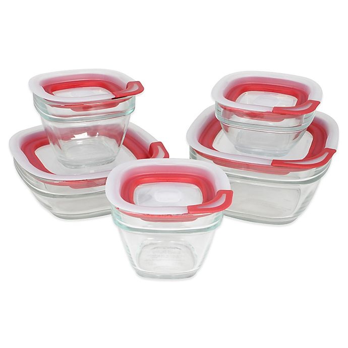  Rubbermaid Easy Find Lids Glass Food Storage and Meal