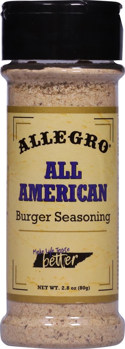 slide 5 of 12, Allegro All American Burger Seasoning 2.8 oz, 2.80 oz