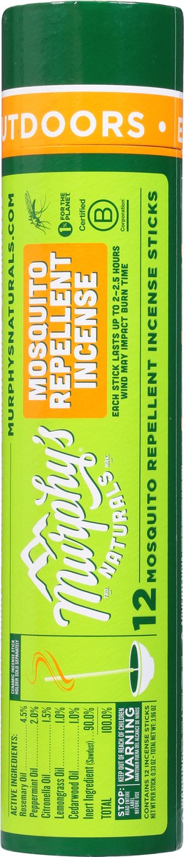 slide 5 of 9, Murphy's Naturals Sticks Mosquito Repellent Incense 12 ea, 12 ct