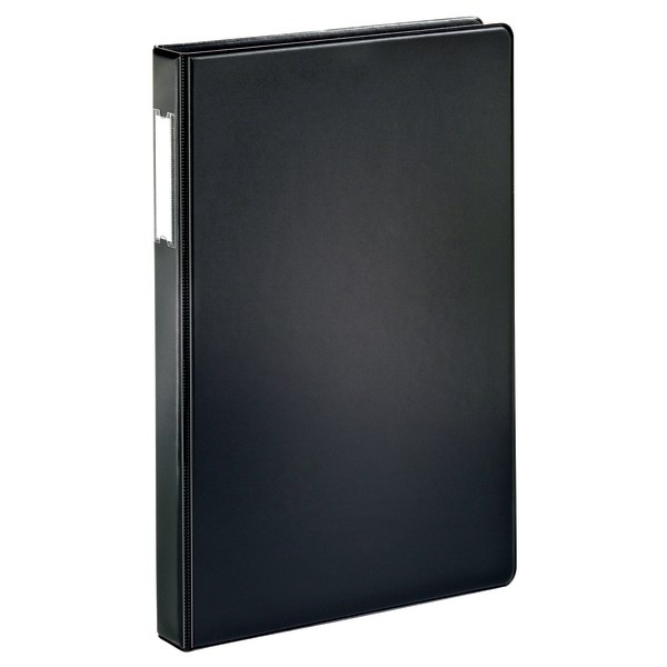 slide 1 of 5, Office Depot Brand Round Ring Reference Binder, Legal Size, 1'' Rings, 100% Recycled, Black, 1 ct