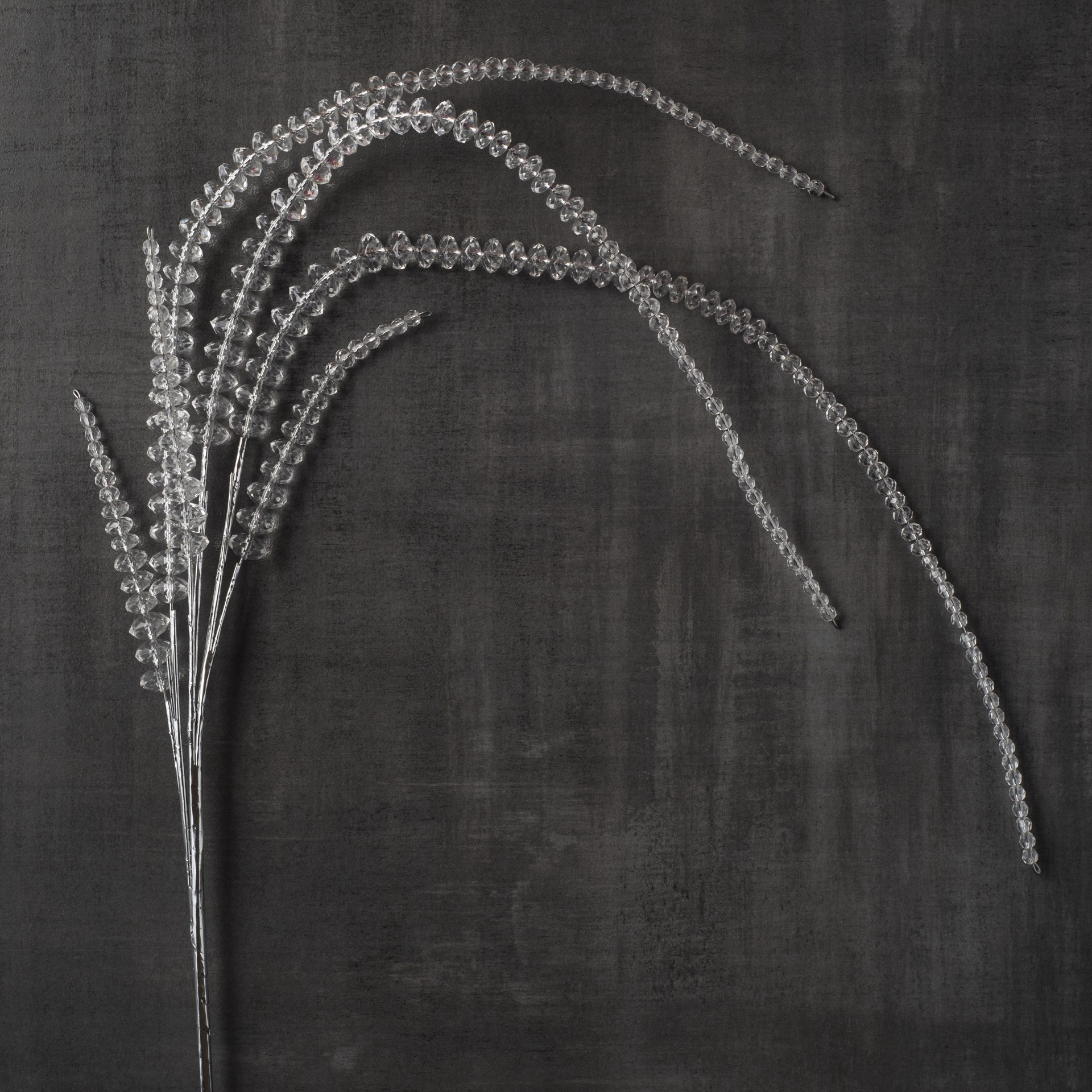 slide 3 of 3, Clear Acrylic Bead Stem By Ashland, 36.5 in