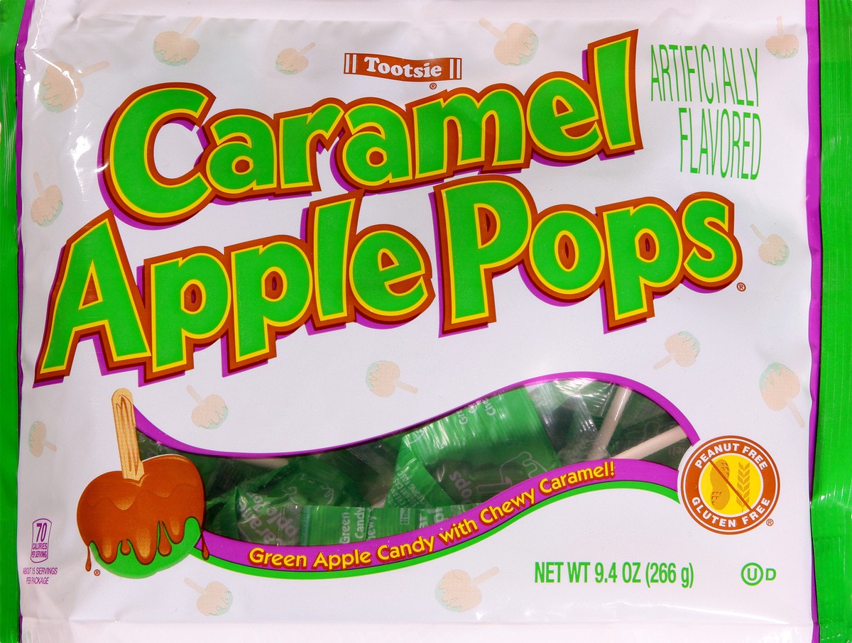 slide 1 of 12, Tootsie Caramel Apple Pops 9.4 oz, 9.4 oz
