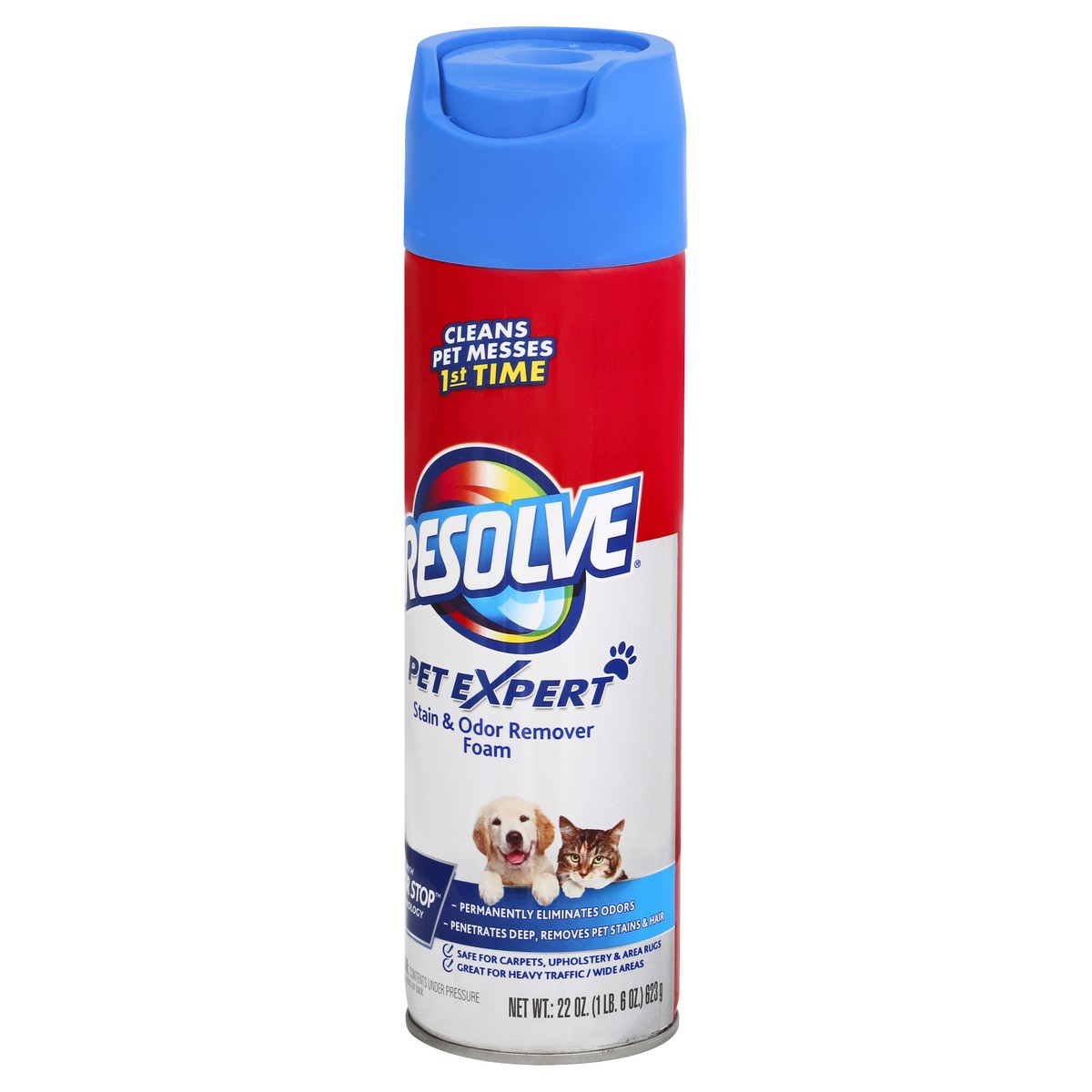 slide 5 of 9, Resolve Clean & Fresh Pet Carpet Foam - 22oz, 22 oz