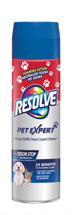 slide 1 of 9, Resolve Pet High Traffic Carpet Foam, 22oz Can, 22 oz