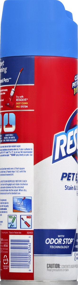 slide 8 of 9, Resolve Clean & Fresh Pet Carpet Foam - 22oz, 22 oz