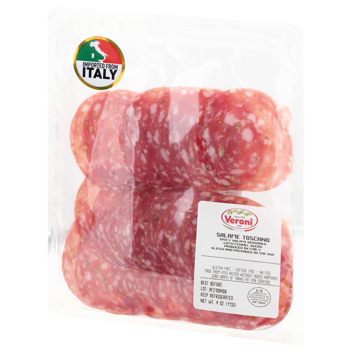 slide 2 of 9, Veroni Salame Toscano 4 oz, 4 oz