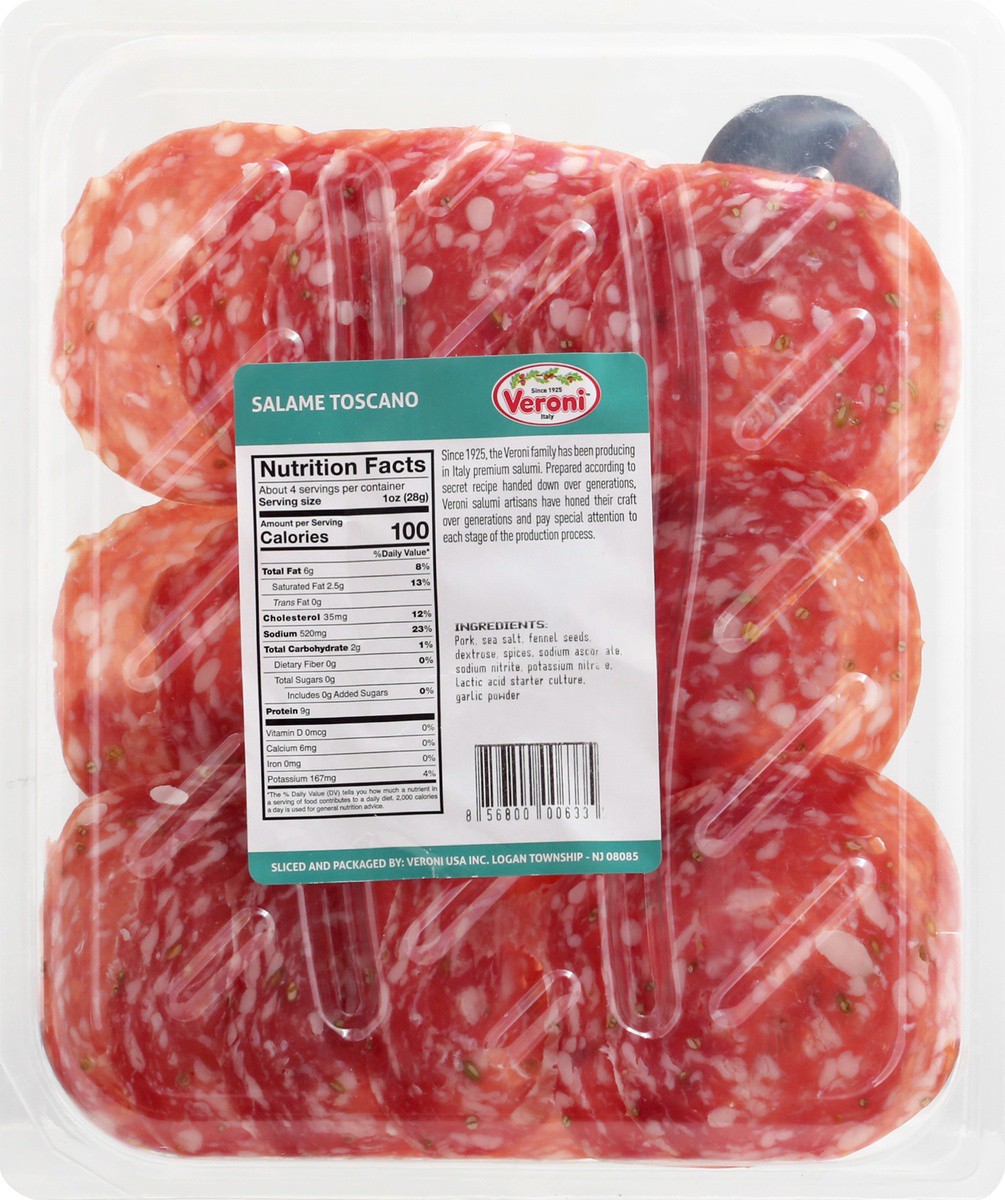 slide 7 of 9, Veroni Salame Toscano 4 oz, 4 oz