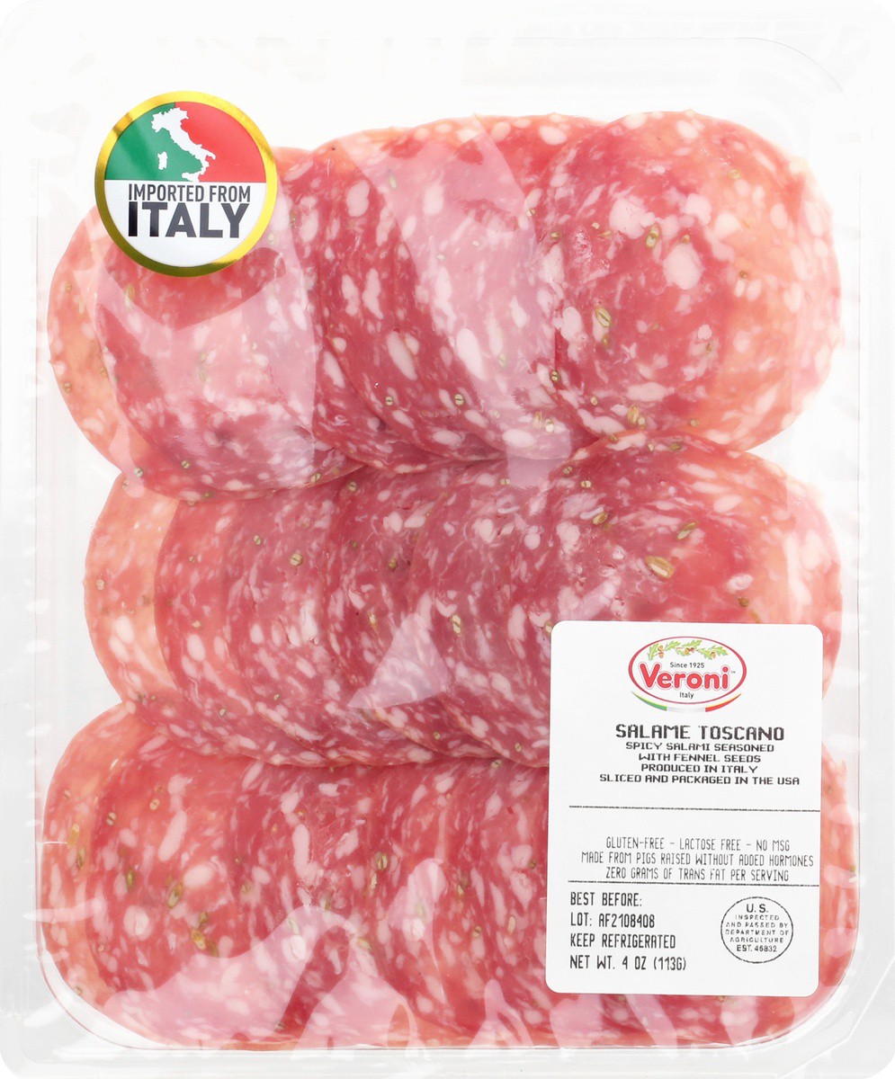 slide 6 of 9, Veroni Salame Toscano 4 oz, 4 oz