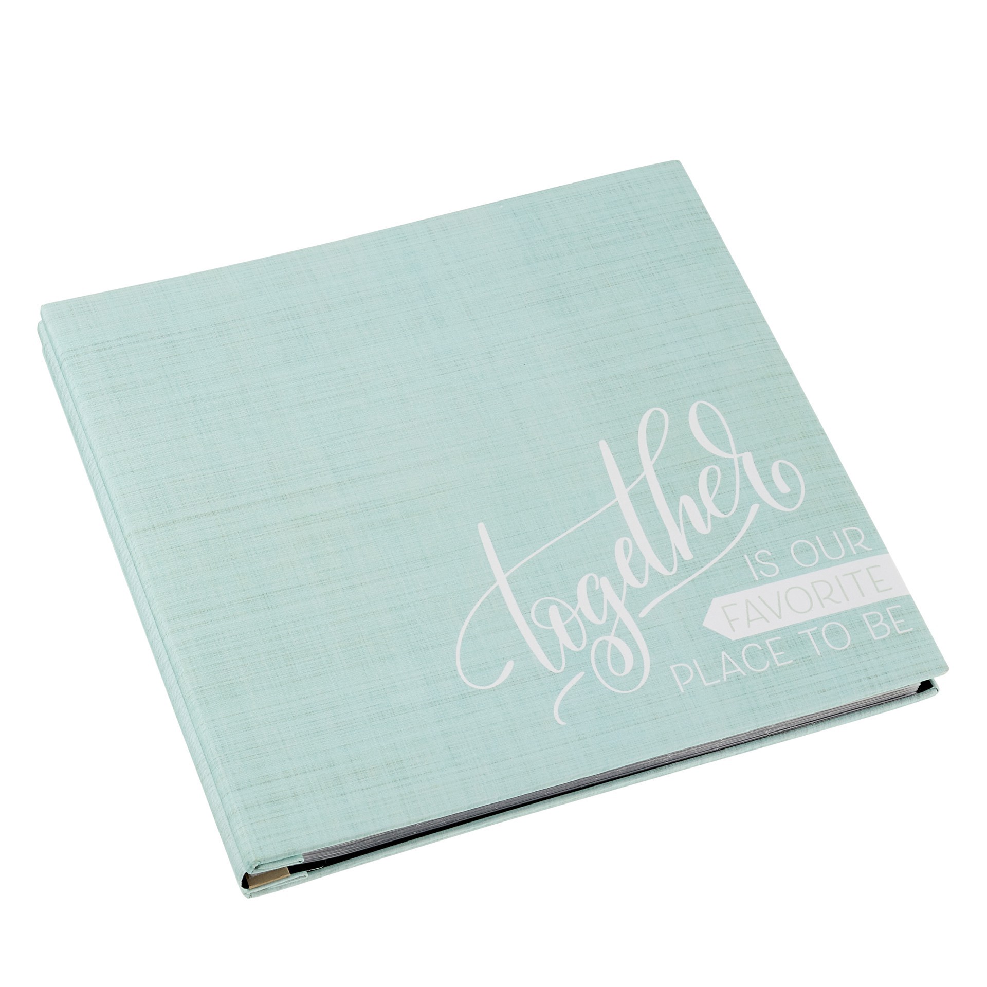 slide 3 of 4, Together Is Our Favorite Place To Be Scrapbook Album By Recollections, 12 in x 12 in