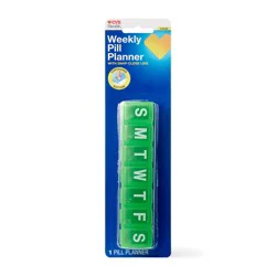 Cvs Weekly Pill Planner, Large, Assorted Colors