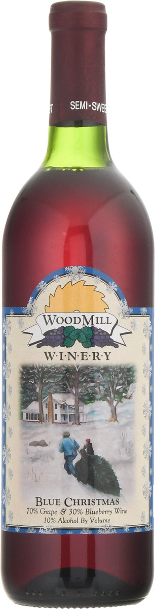 slide 9 of 11, WoodMill Winery Semi-Sweet Blue Christmas 750 ml, 750 ml