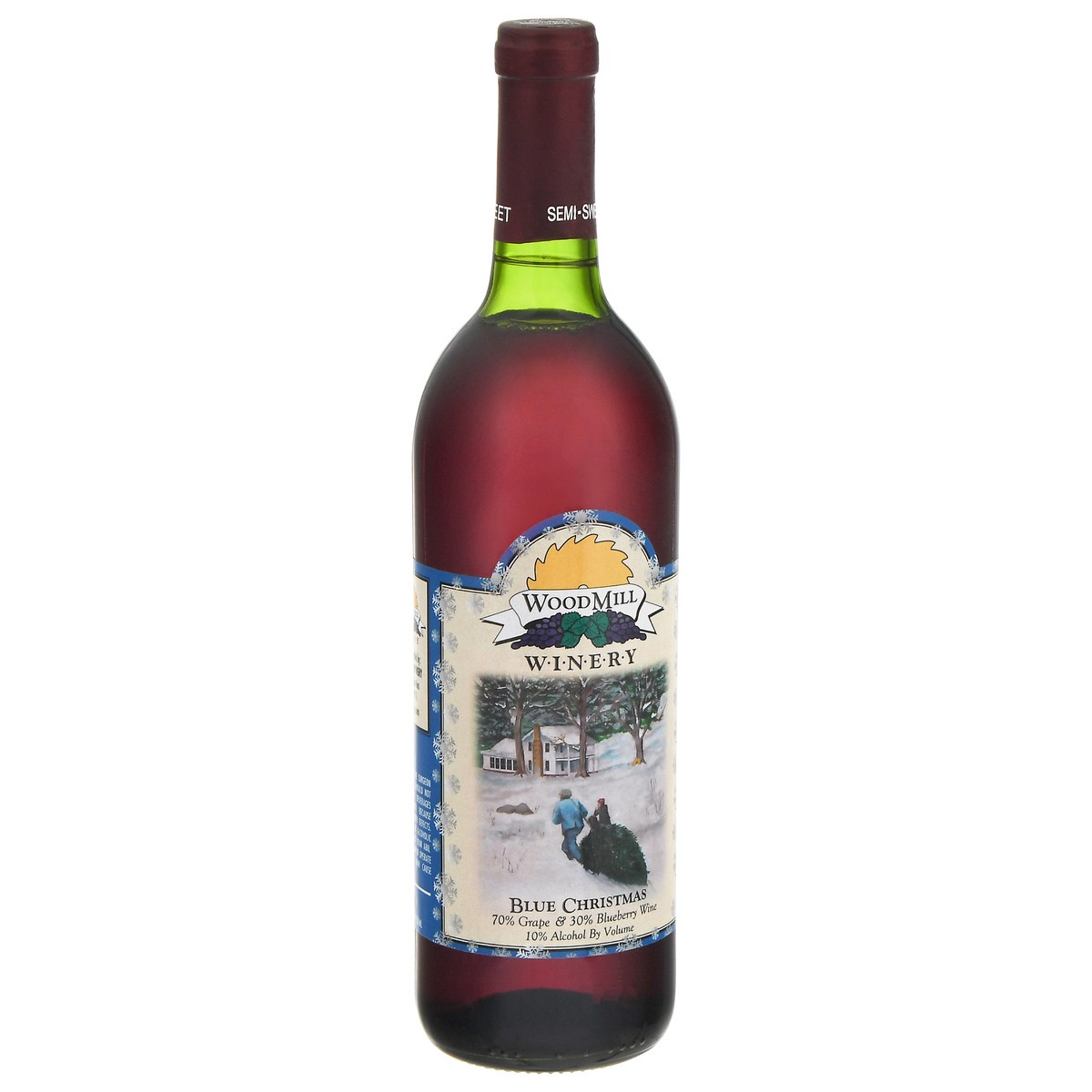 slide 11 of 11, WoodMill Winery Semi-Sweet Blue Christmas 750 ml, 750 ml