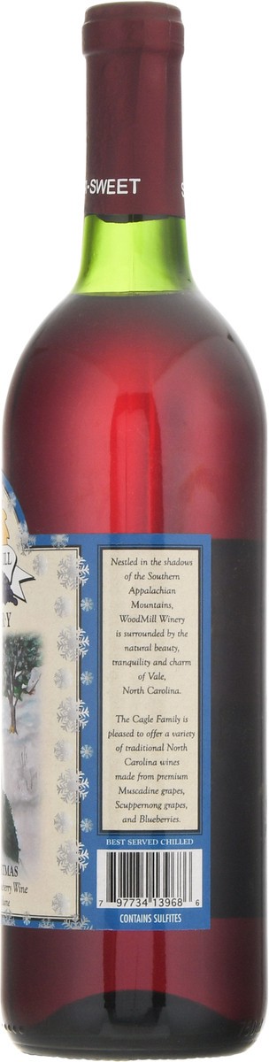 slide 8 of 11, WoodMill Winery Semi-Sweet Blue Christmas 750 ml, 750 ml