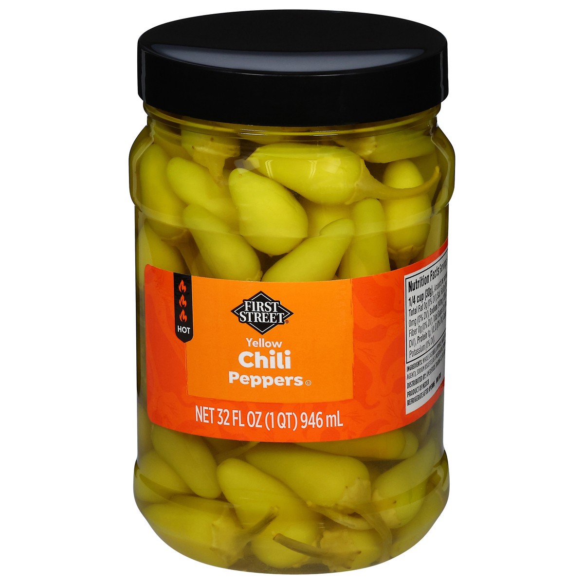 slide 3 of 4, First Street Hot Chili Peppers, 32 oz