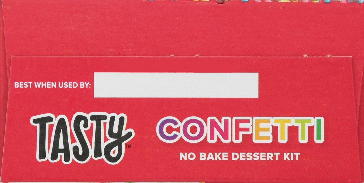 slide 7 of 10, Tasty Confetti Easy No Bake Vanilla Cake Mix, 10.76 oz. box, 10.76 oz