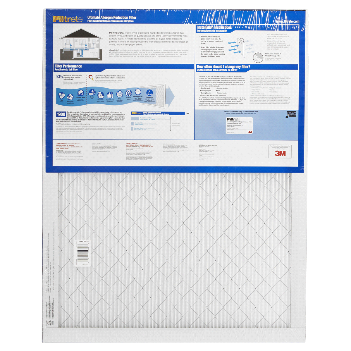 slide 31 of 68, 3M Air Cleaning Filter 1 ea, 1 ct