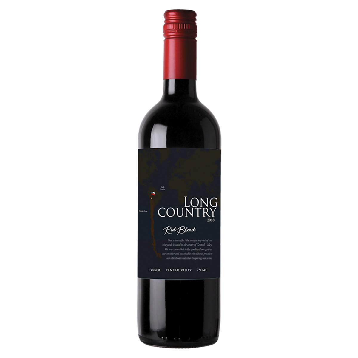 slide 1 of 1, Long Country Red Blend, 750 ml