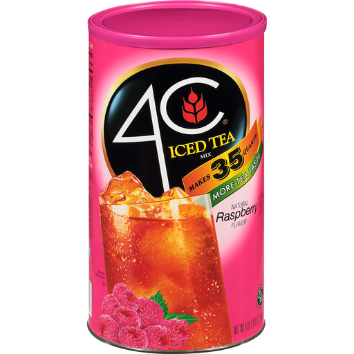 slide 1 of 1, 4C Iced Tea Mix - Natural Raspberry, 87.9 oz