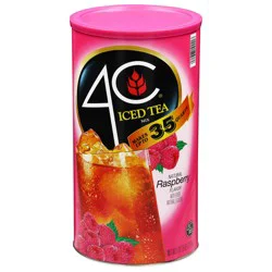 4C Iced Tea Mix - Natural Raspberry - 87.9 oz